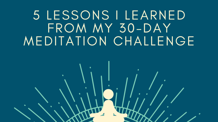 30-Day Meditation Challenge