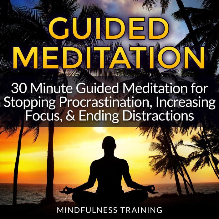 Guided meditation increasing procrastination stopping distractions minute ending focus sleep anxiety attraction relief techniques stress audiobook hypnosis relaxation imagery affirmations