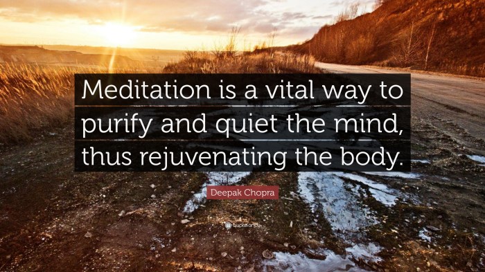 Meditation benefits